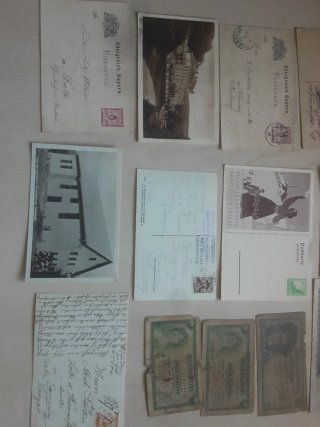 Lote Postales y Billetes Alemanes Antiguos