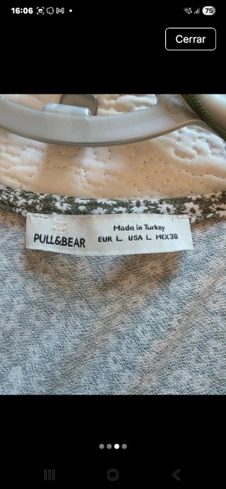 Vestido floral Pull&Bear verde