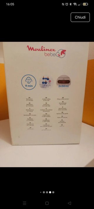 Sterilizzatore Moulinex Bebè a vapore