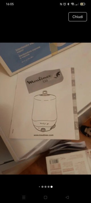 Sterilizzatore Moulinex Bebè a vapore