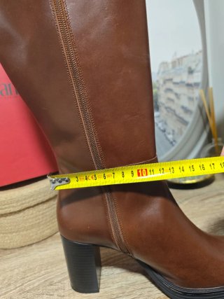Botas altas DANSI marrón oscuro