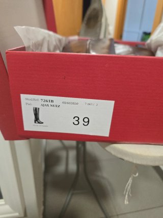 Botas altas DANSI marrón oscuro