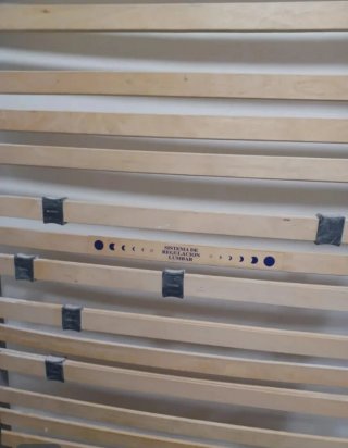 Somier metálico y de madera