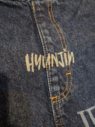 Hyunjin totebag denim Guess Jeans
