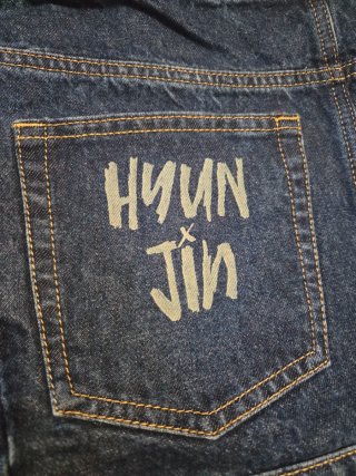 Hyunjin totebag denim Guess Jeans