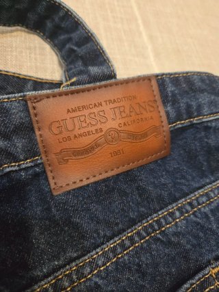 Hyunjin totebag denim Guess Jeans