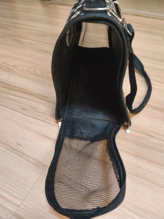 Transportín para gato estampado huellas