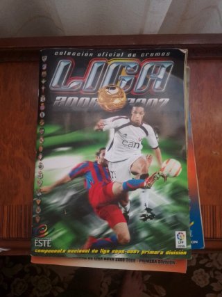 Lote álbumes de la liga totalmente completos