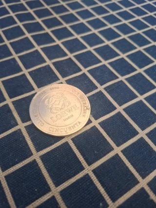 PLATA 925 LOEWE MONEDA 150 ANIVERSARIO