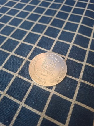 PLATA 925 LOEWE MONEDA 150 ANIVERSARIO