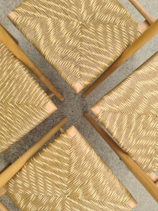 4 sillas plegables HABITAT. Vintage, 70s.