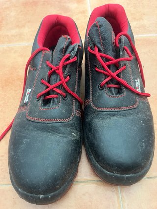 Zapatos Seguridad Be Work Talla 42 Negros