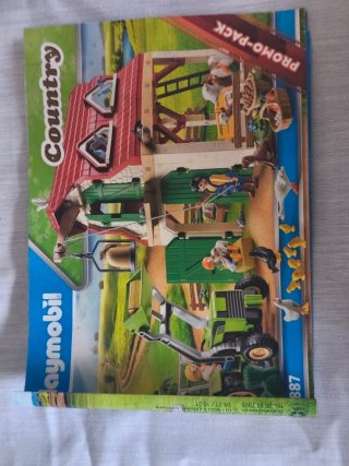 Granja + Tractor  Playmobil con figuras y animales