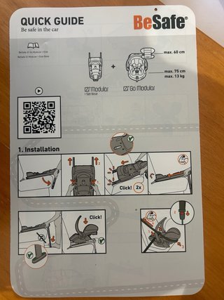 Silla de coche  BeSafe para bebé