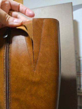 Botas altas DANSI Camel piel