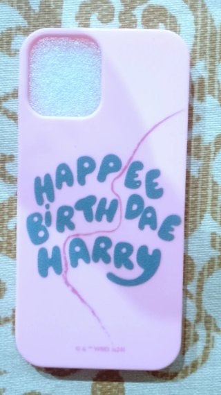 Funda iPhone 12 Rosa Happee Birthdae Harry