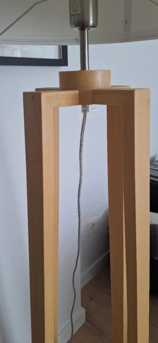Lámpara de pie madera nórdica