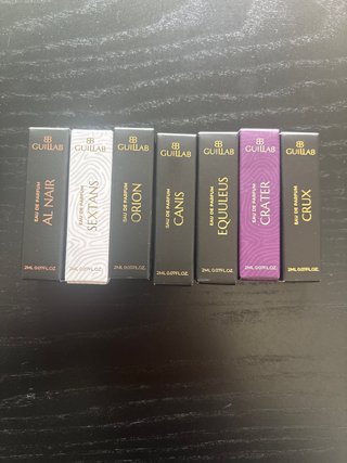7 Miniaturas Perfume Guillab 2ml cada una