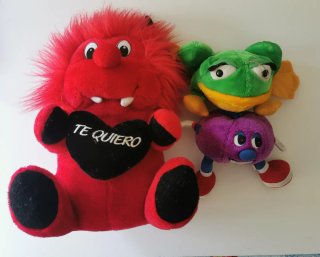 Lote 3 peluches.