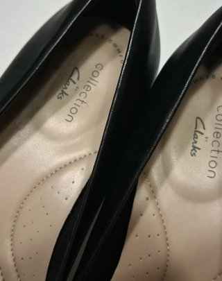 Zapatos tacón Clarks Talla 39 Negros. Nuevos!!