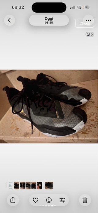 Scarpe Jordan One Take 4 Uomo Nero Oro