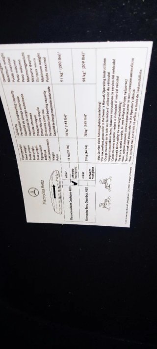 Cofre portaequipajes Mercedes-Benz