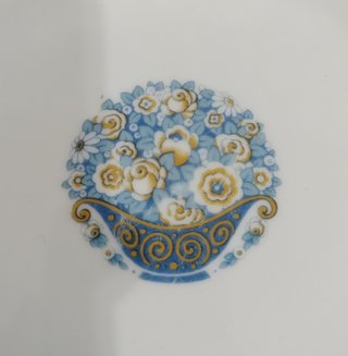 Limoges France 6 Platos Florales