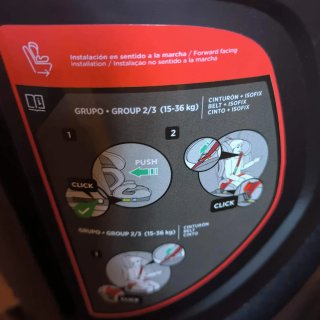 Silla coche grupo 2/3 Babyauto