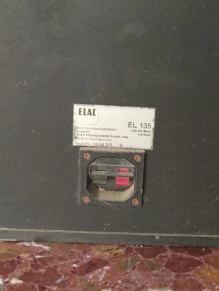 Altavoces ELAC EL 135 Negros