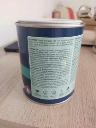 Pintura azul para forja y metales