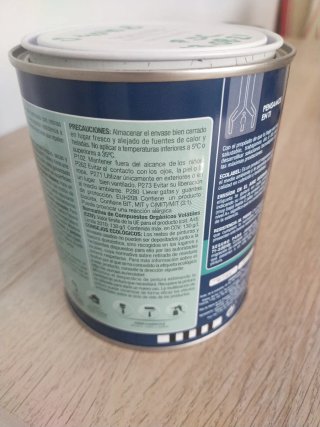 Pintura azul para forja y metales