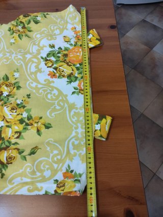 Vestito estivo fatto a mano floreale