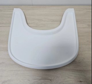 Vassoio bianco per seggiolone Stokke Tripp Trapp