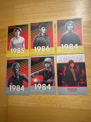 Cartas Stranger Things 1984-1986