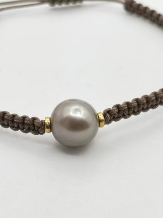 Pulsera Perla y Oro 18k