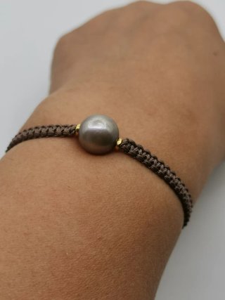 Pulsera Perla y Oro 18k