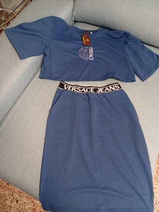 Conjunto Versace Jeans Couture azul