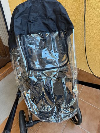 Carrito Cybex Priam Negro y Plata