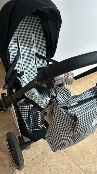 Carrito Cybex Priam Negro y Plata