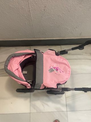 Cochecito Muñecas Bayer Rosa