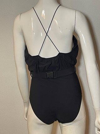 Bañador Oysho Negro Escote V Talla S