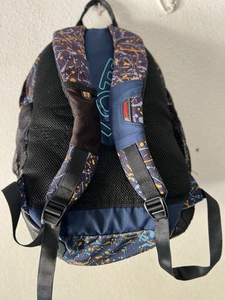 Mochila Totto Crayoles Azul