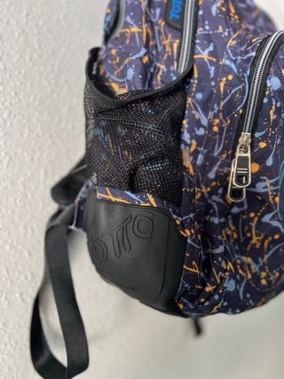 Mochila Totto Crayoles Azul