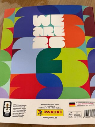 Álbum Panini Mundial 2026 + 6 cromos