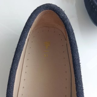 Zapatos mocasines niño azul marino