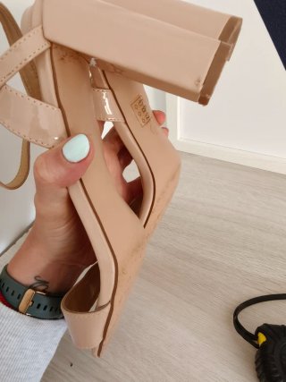 Sandalias Marypaz Nude Talla 41 nuevas