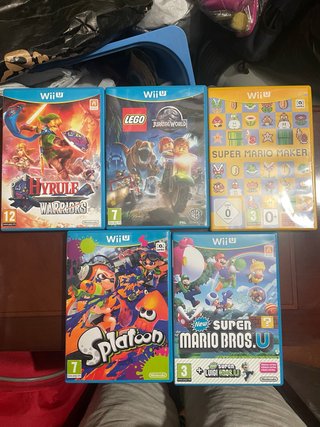 Lote de 5 Juegos Wii U