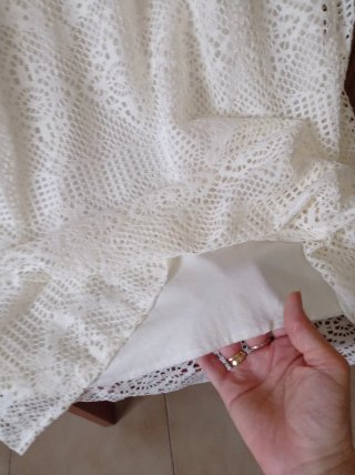 Conjunto de encaje blanco verano