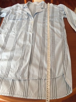 Camisa oversize azul claro