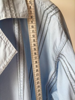Camisa oversize azul claro